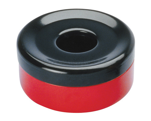 Popielnica stołowa 150mm - czerwony/czarny