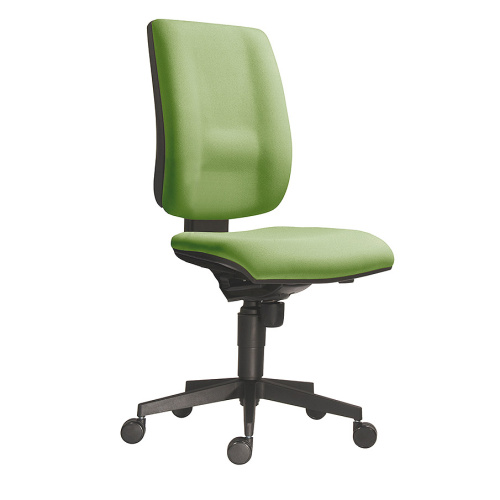 Krzesło robocze z wysokim oparciem zielony