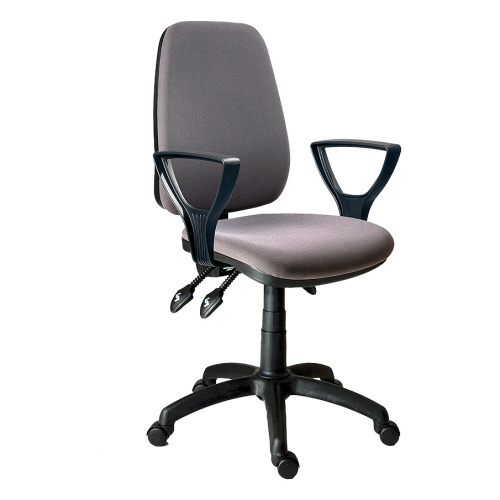 Krzesło warsztatowe ASYN szare- bez podłokietników