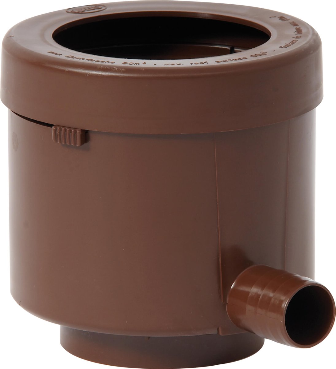 Łapacz wody deszczowej z filtrem automat de luxe brązowy